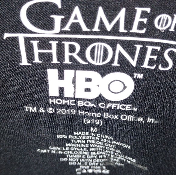 HBO Game of Thrones T Shirt, Game of Thrones You Know Nothing Jon Snow T Shirt - Picture 4 of 9
